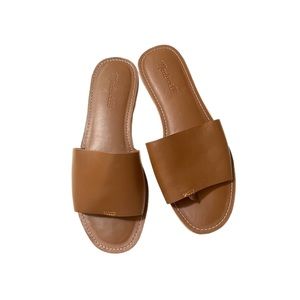 Madewell boardwalk post slide sandals